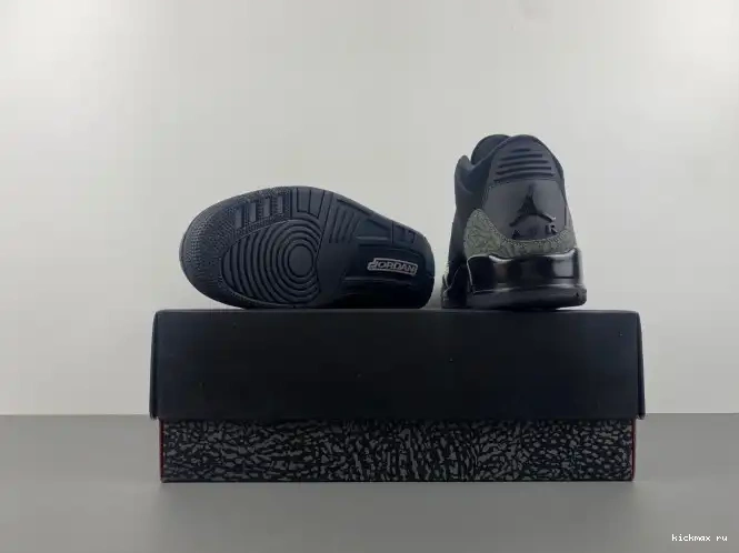 Cheap Kickmax Retro Air 3 CK9246-168 Cat Jordan Black 0413